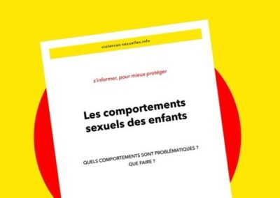 Les comportements sexuels des enfants et des adolescents – (Livret)