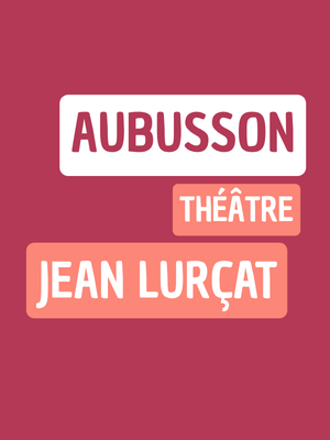 des stands sur différentes thématiques, des animations (3) fond bordeaux texte: Aubusson Théâtre Jean Lurçat